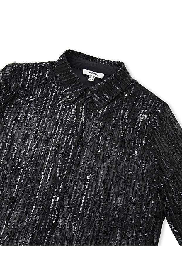 Payet işlemeli gömlek - 4