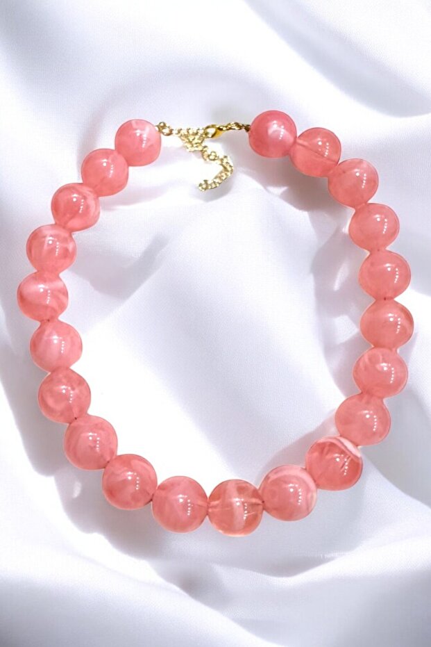 BASİC AKRİLİK TOP KOLYE - 2