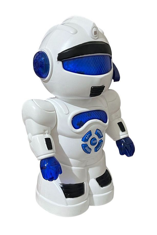 Robot Çarp Dön Sesli Işıklı 15 fonksiyonlu Robot 25 Cm - 5