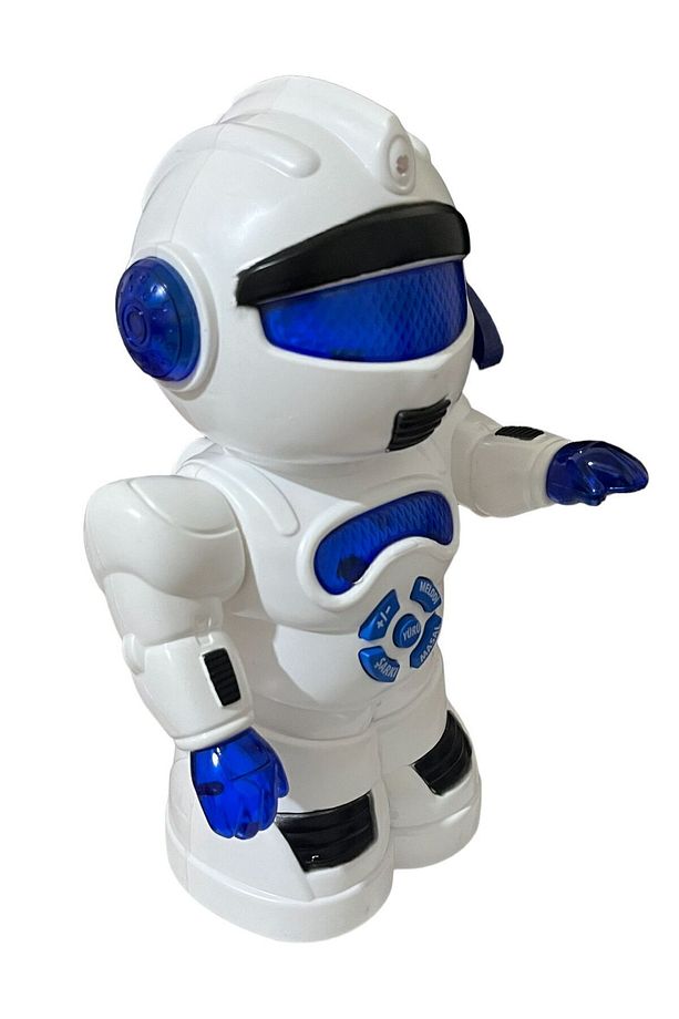 Robot Çarp Dön Sesli Işıklı 15 fonksiyonlu Robot 25 Cm - 7