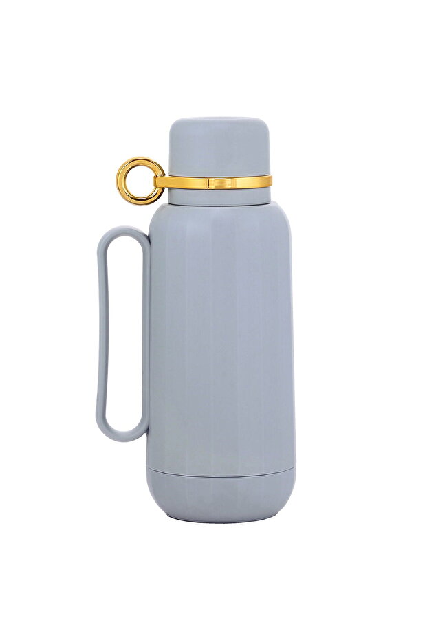Rahal Thermos, Dark Blue And Gold, 1 Liter