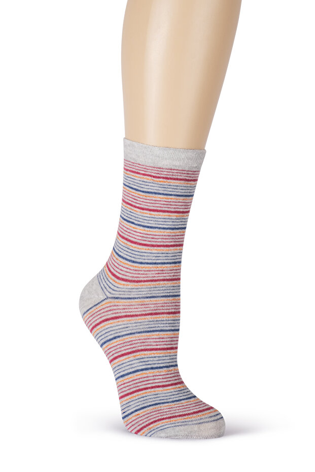 Lurex Stripe Socks