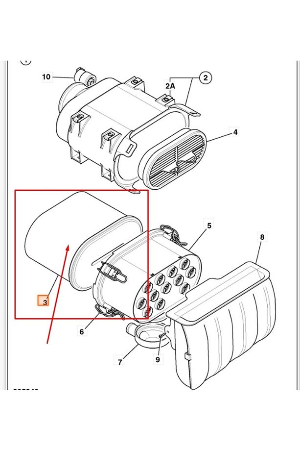 32/925682 - HAVA FİLTRESİ DIŞ(JCB MOTOR) - 2
