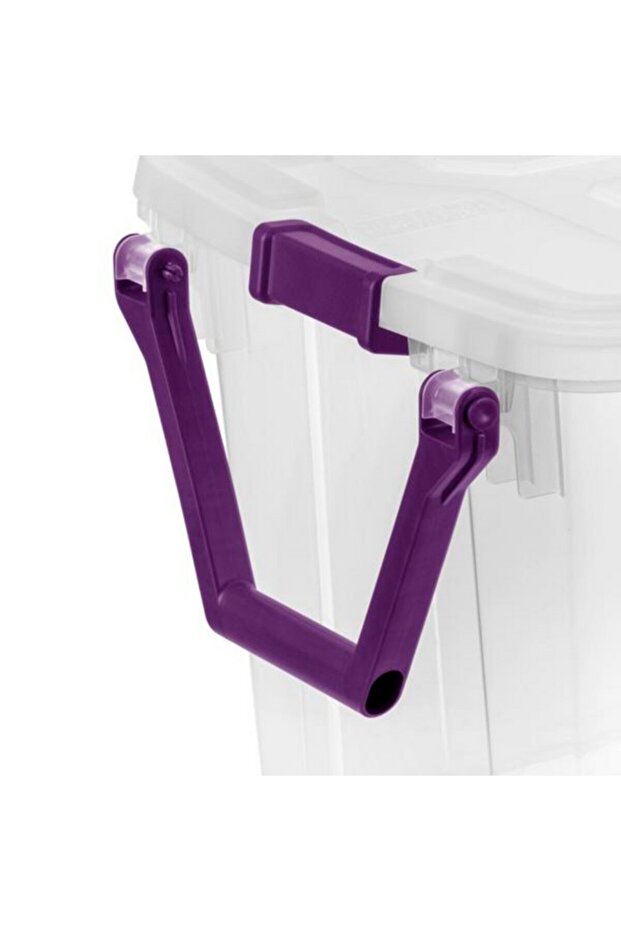 Stackable Space Saving Wheeled Storage Box with Handle 151L - 3