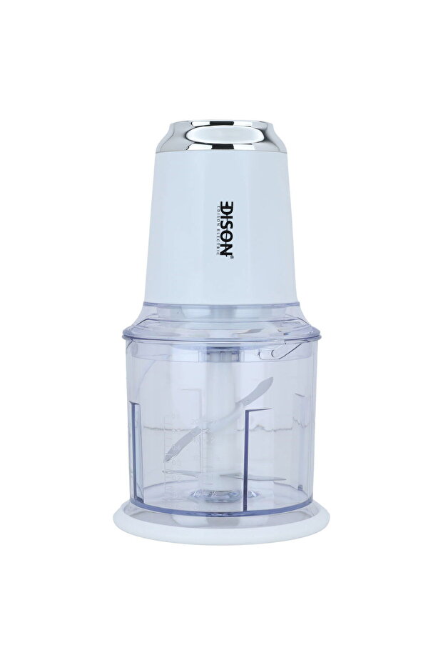 مفرمة خضروات إديسون بيضاء 600 مل 400 واط - 2