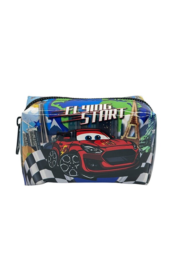 Cartoon Patterned Children's Coin Purse with Car-cars