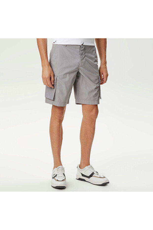 Erkek Gri Bermuda - 3