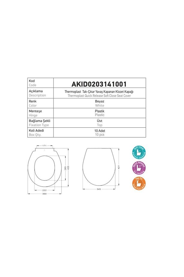 Klozet Kapağı Çocuk Adaptörlü - 4