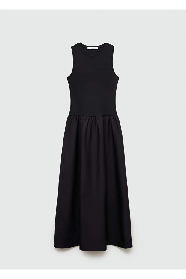 Kombine evaze elbise - 3