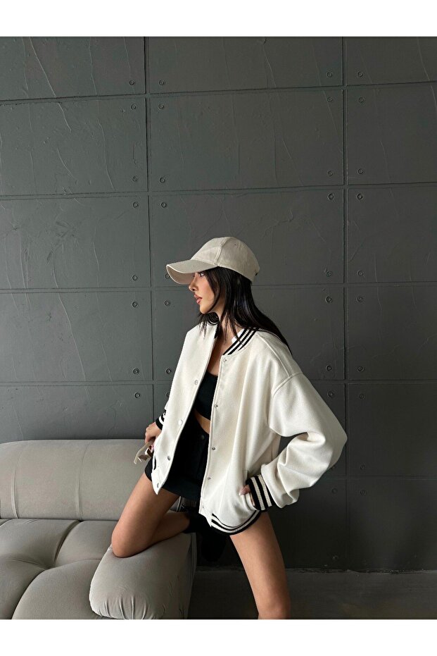 Kolej Ceket Taş Rengi - 3