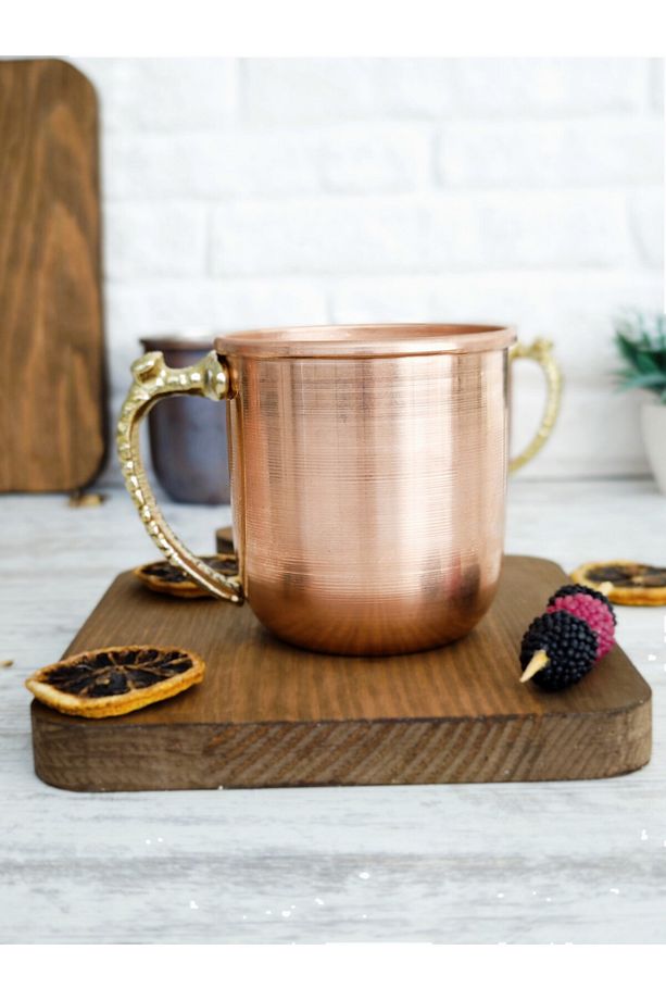 Mule Mug Bakır Kupa Bardak Kaplamasız - 3