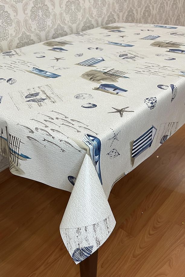 Pvc Elyaf Tabanlı Silinebilir Muşamba Masa Örtüsü_kayık_c132 - 3