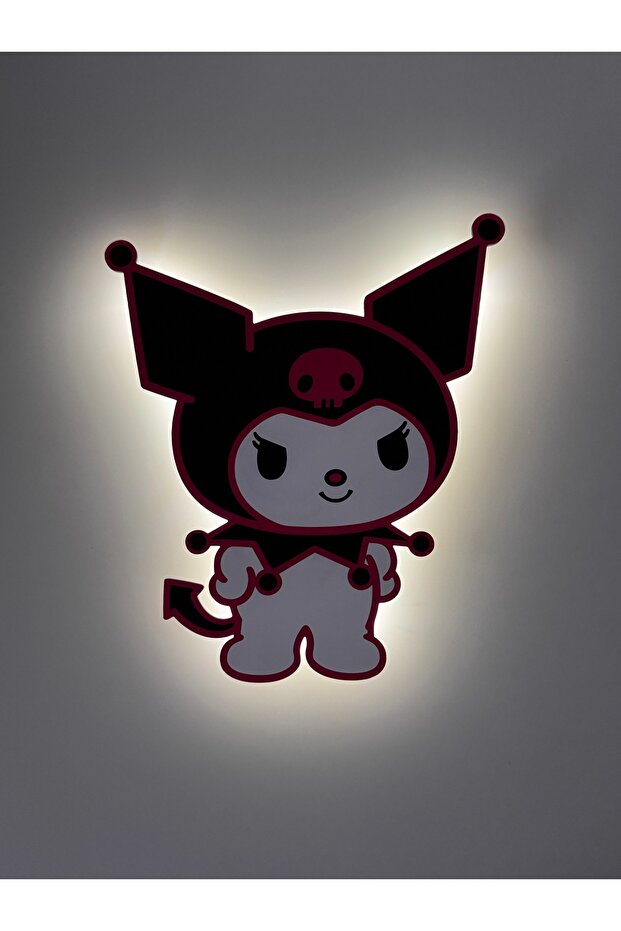 Decorative Wooden Printed Hello Kitty (Kuromi) Children's Room Night Light 27*32