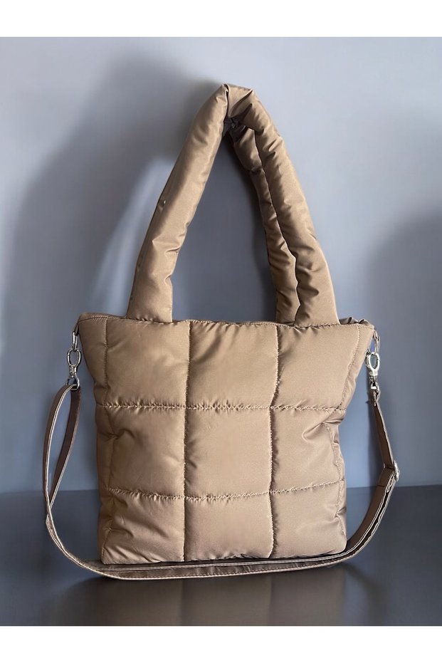 Women's Mink Quadrato Puffer Bag