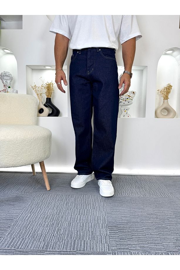 Koyu Mavi GG Regular Jean - 1