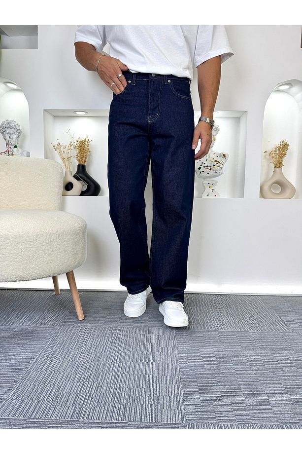 Koyu Mavi GG Regular Jean - 4