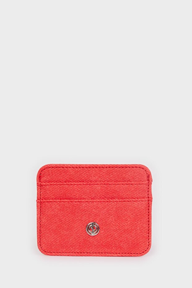 Women's Faux Leather Card Holder B8166Axns