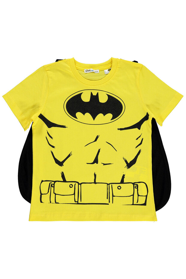Boy's Cloaked T-Shirt 6-9 Years Yellow