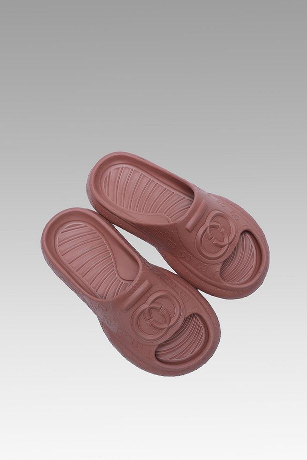 Kadın Gül Kurusu Gc Faylon Terlik 4cm BYNDFAY2091 - 6