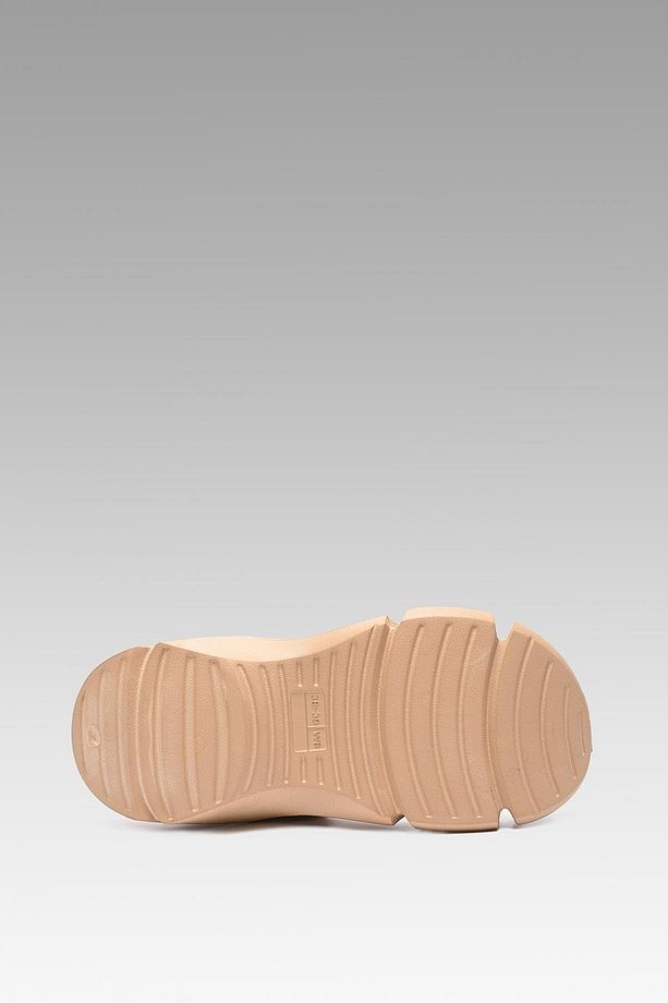 Unisex Bej Faylon Mat Ultra Light Unisex Terlik 2cm BYNDFAY03 - 8