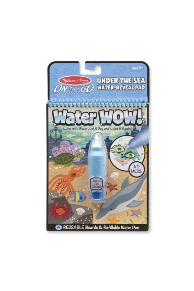 Melissa and Doug Water Wow! Coloring Book with Water - Sea