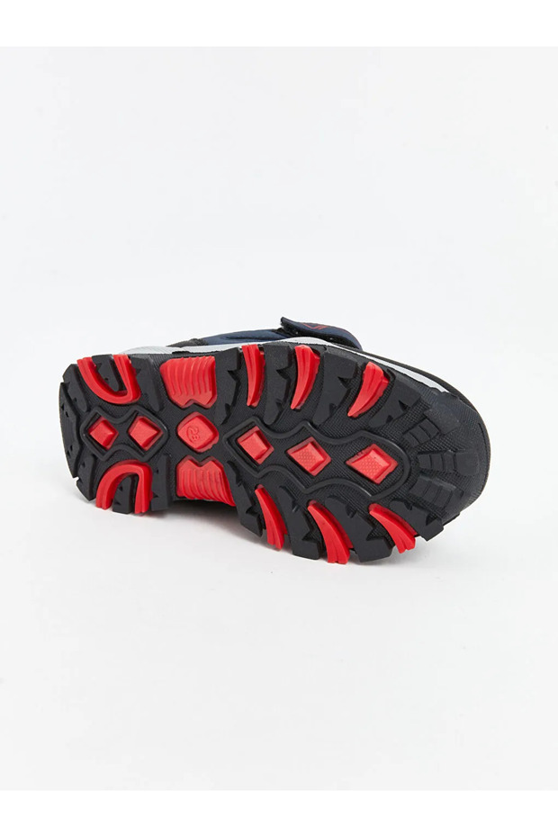 LCW STEPS Lacivert Bağcık ve Cırt Cırtlı Erkek Çocuk Trekking Bot - 3