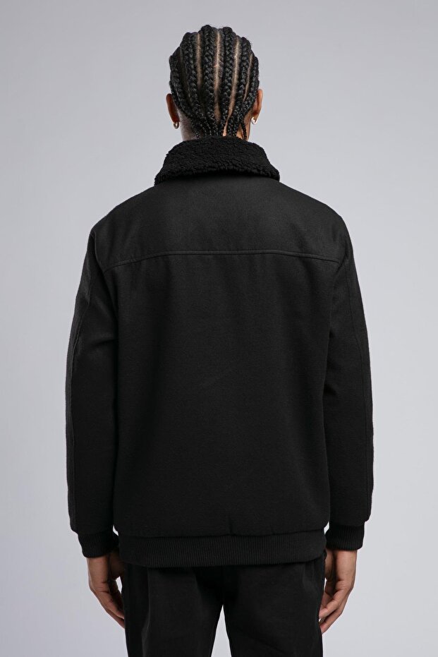 Bert Erkek Mont Siyah - 5