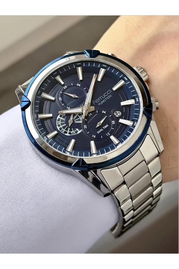 Men's Functions Active Metal Cord Wrist Watch