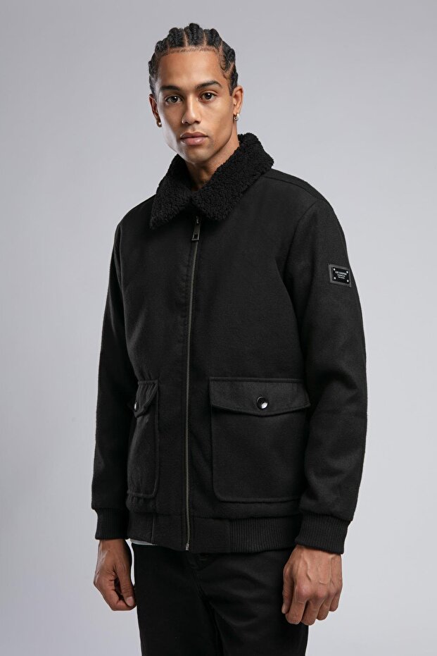 Bert Erkek Mont Siyah - 2