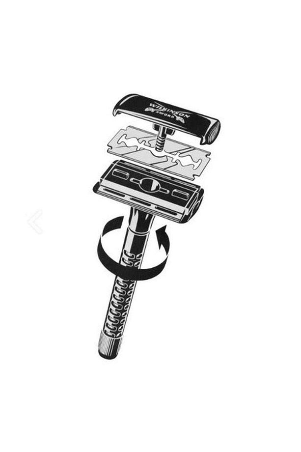 Sword Klasik Tıraş Bıçağı Makinesi Ve 5 Yedek Bıçak - 8