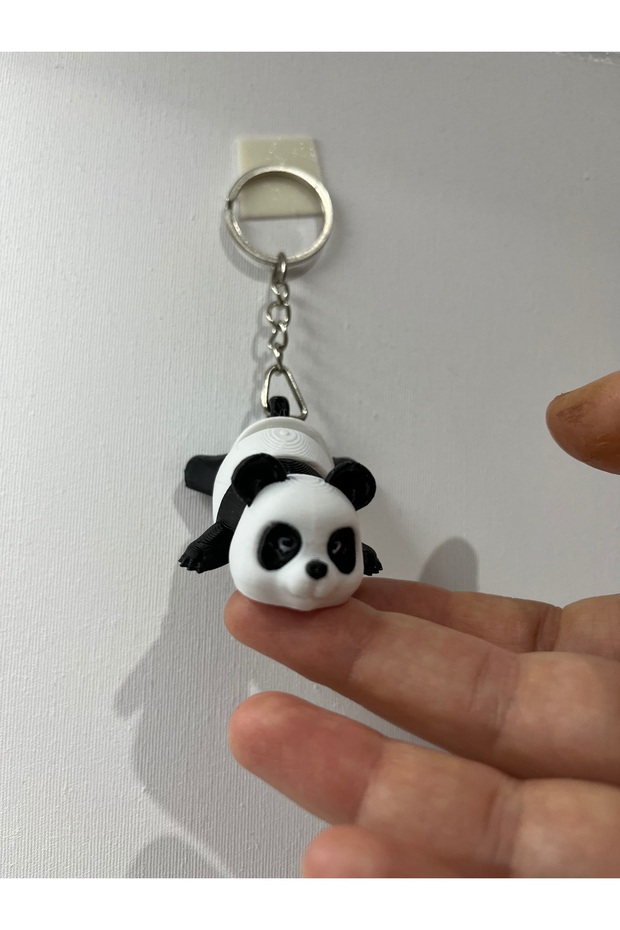 Movable, Cute Panda Design Keychain & Bag Ornament
