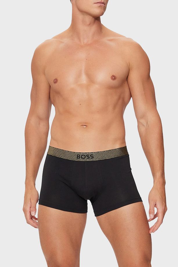 Logolu Streç Pamuklu 2 Pack Boxer Erkek Boxer 50524213 001 - 3