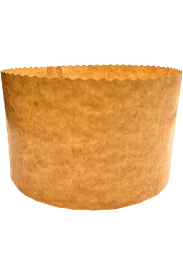 Turuncu Panettone Kalıbı Kağıt, 10 adet, 16 cm yükseklik, 11,5 cm genişlik - 1