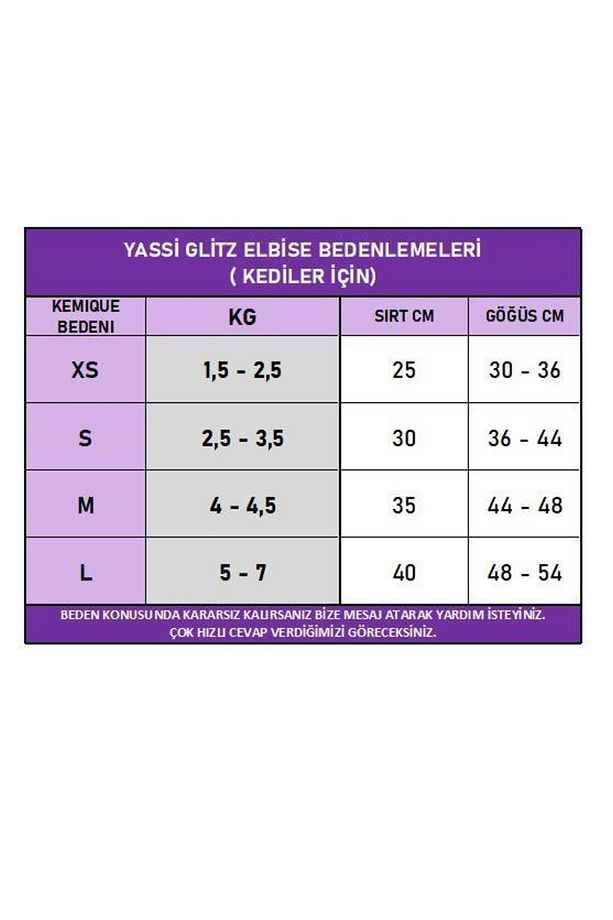 Yassi Glitz Köpek Elbisesi, Köpek Kıyafeti - 4