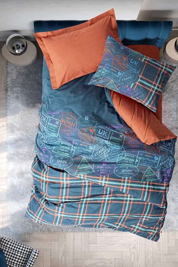 Genç Odası Tek Kişilik Nevresim Takımı Pleds Tarçın - 1