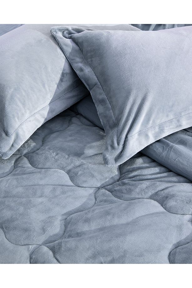 Kaira Tek Kişilik Comforter Set - İndigo - 6
