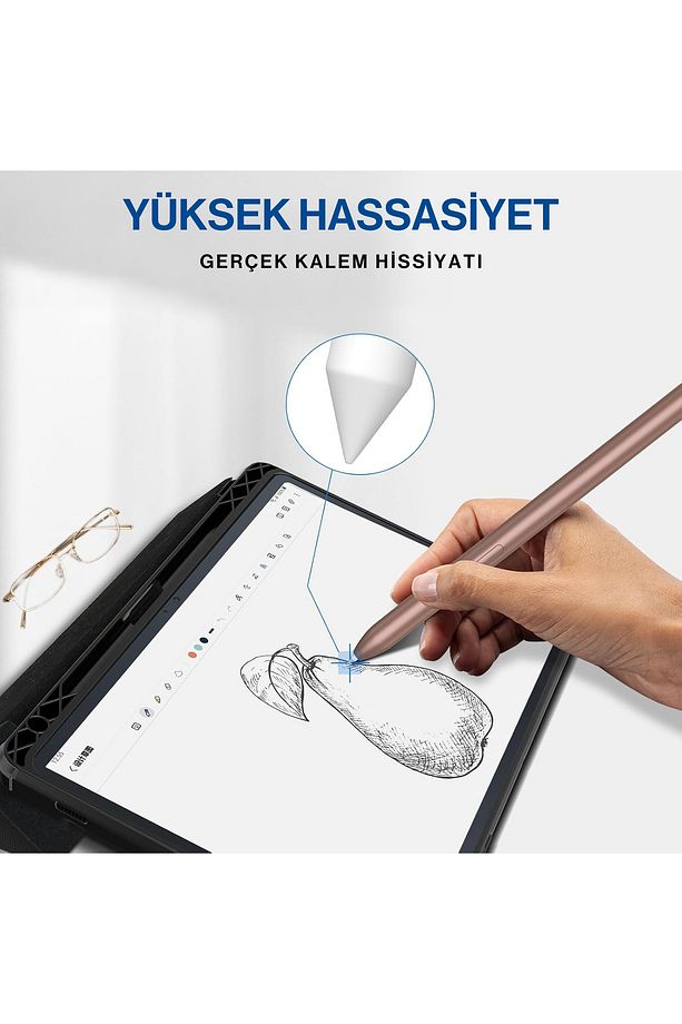 Samsung Galaxy Tab S7/S9/S8+/S9 Ultra /Note10/Note10+/Note20 Uyumlu Kalem Ucu 5li Paket - 4