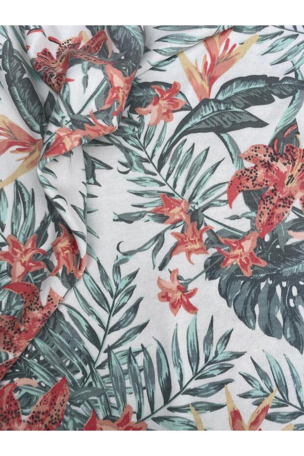 Printed Non-Iron 3 Yarn Combed Cotton Fabric | 60% Cotton 40% Poly | Top Eni 165 cm