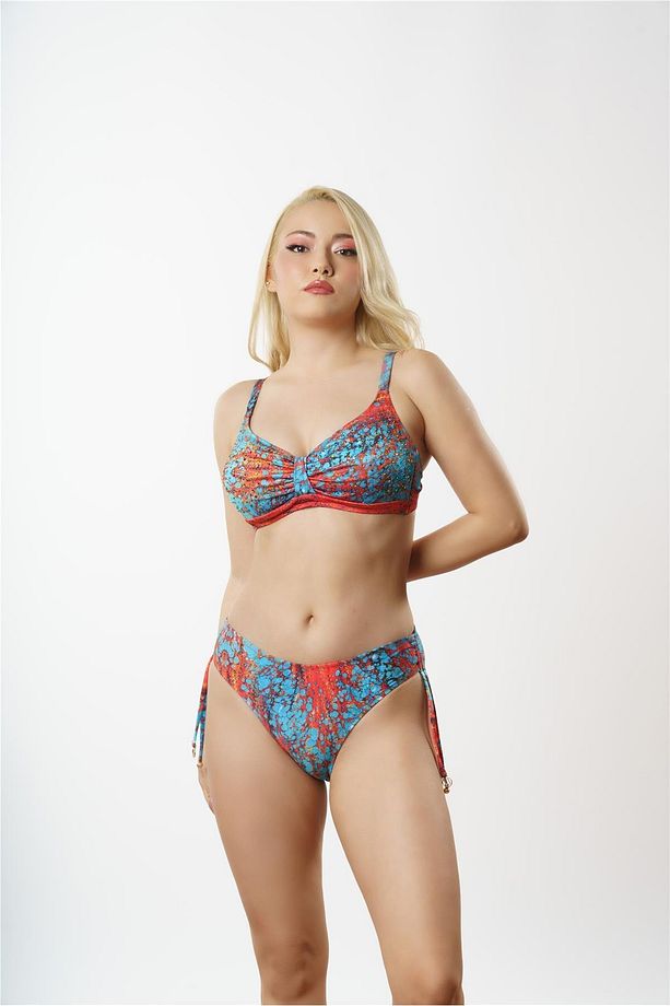 B1810 TAŞLI LUPLU TOP.BİKİNİ TK - 1