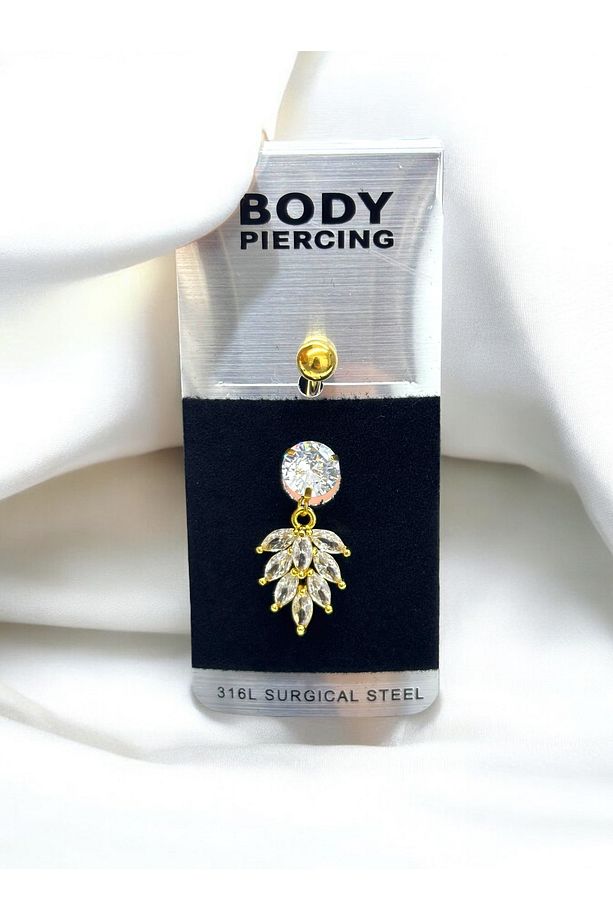 Göbek Piercing Çelik 316 L - 1
