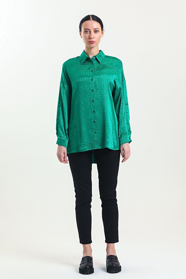 Jakar desenli gömlek - 2