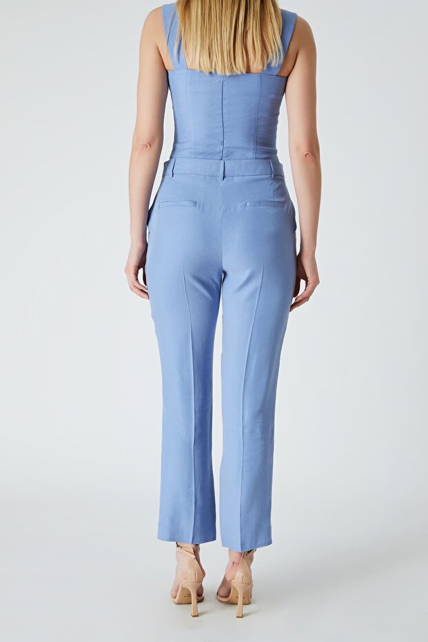 Dökümlü Pantolon - 3