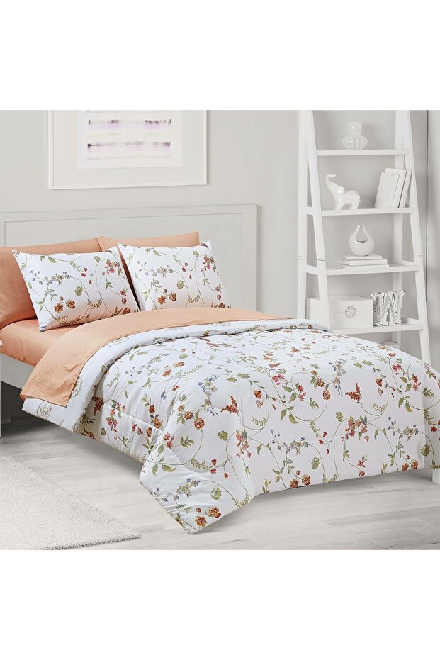 طقم لحاف مزدوج مكون من 9 قطع من ذا بيج ون - بيج فاين | 236 × 264 سم - 1