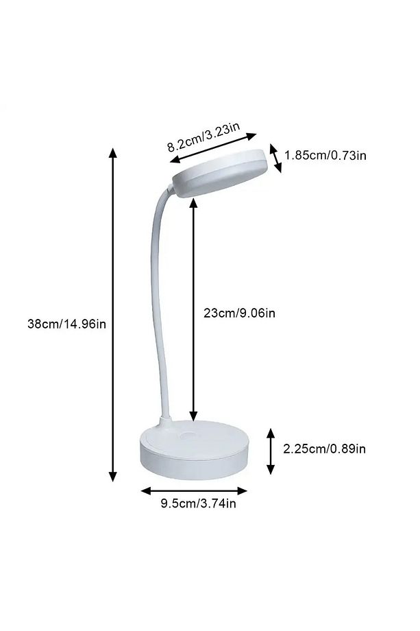 Akrobatik Led Çalışma Okuma Işığı Masa Lambası Flex Ayarlanabilir Işık 3 Mod Işık Masa Gece Lambası - 6