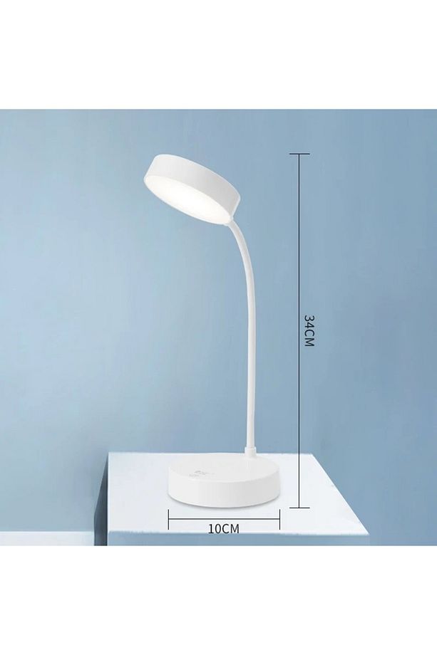 Akrobatik Led Çalışma Okuma Işığı Masa Lambası Flex Ayarlanabilir Işık 3 Mod Işık Masa Gece Lambası - 4