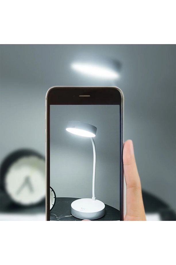 Akrobatik Led Çalışma Okuma Işığı Masa Lambası Flex Ayarlanabilir Işık 3 Mod Işık Masa Gece Lambası - 7