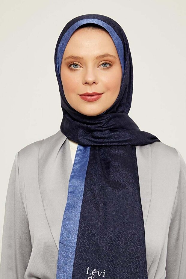 Ring Patterned Monogram Shawl - 3