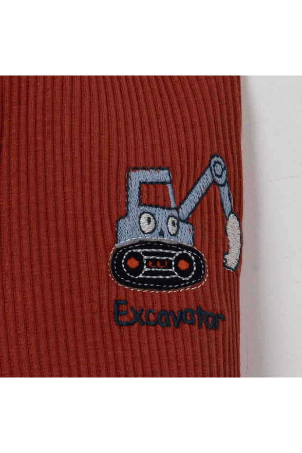 Erkek Bebek %100 Pamuk Alt Pantolon 3'sü Set - 6