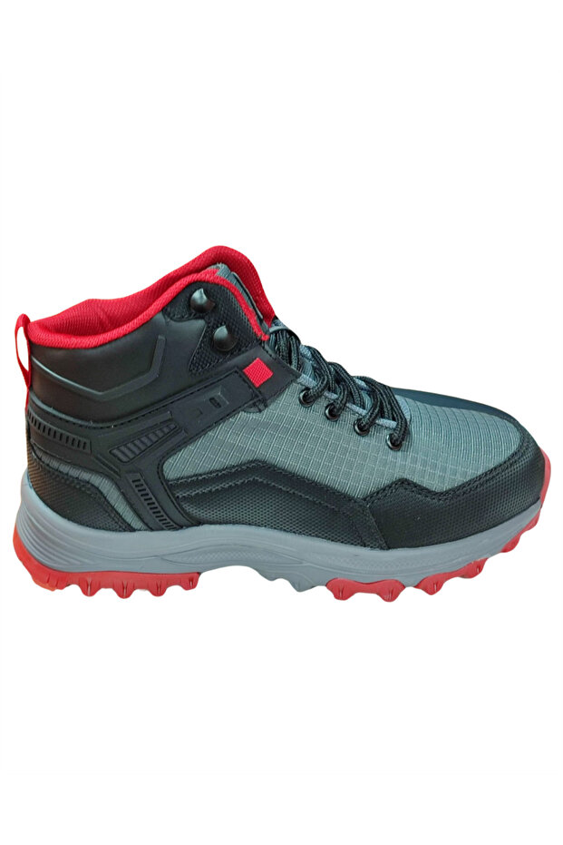 M.P. 232-1303 ZN (36-40) Gri-Kırmızı Bot - 1