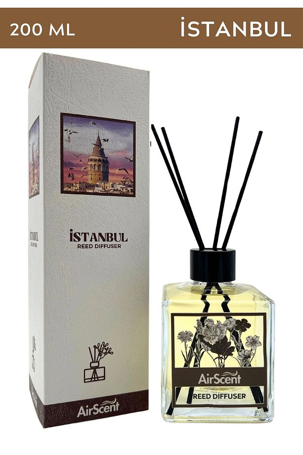 İstanbul Kokusu Çubuklu Oda Kokusu 200 ml Reed Diffuser - 3